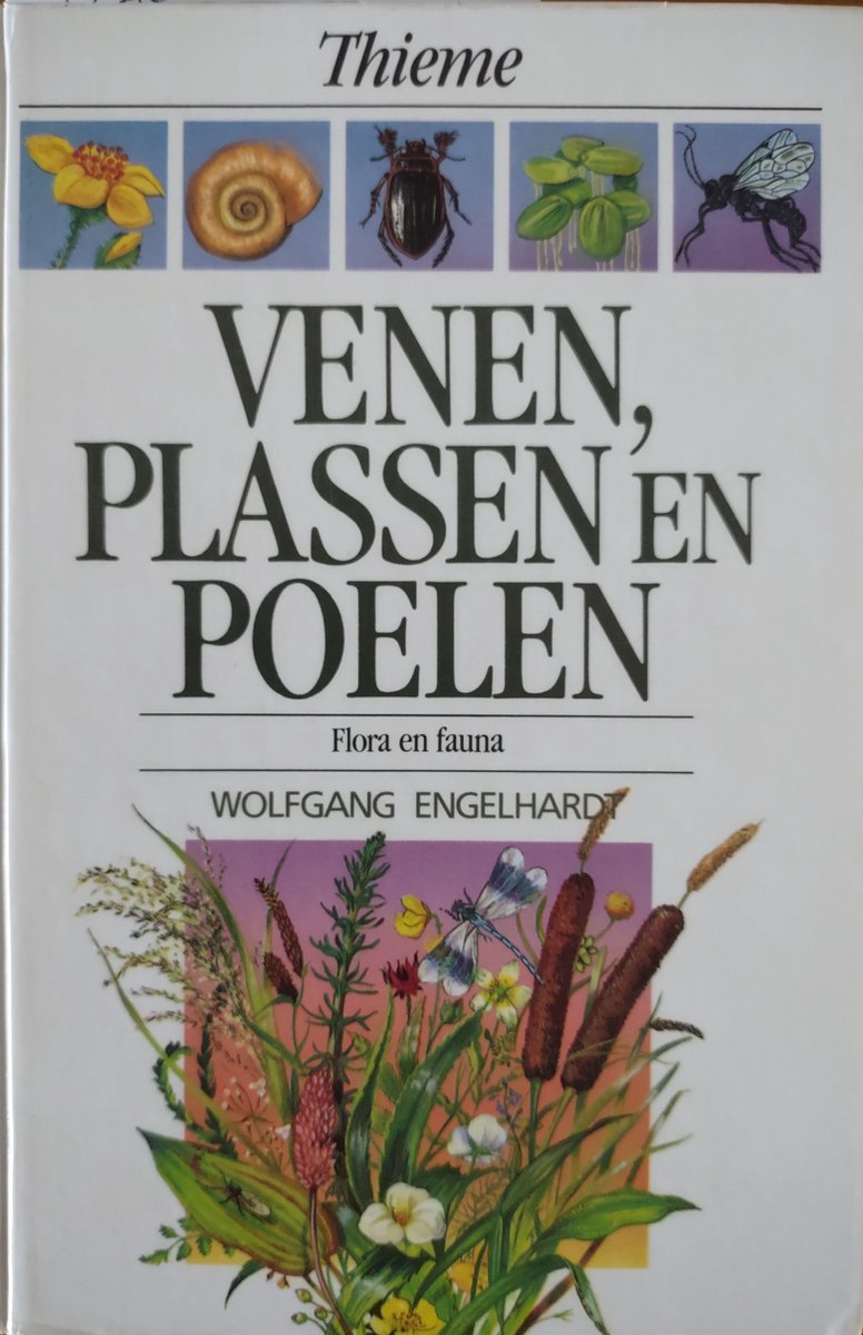 Omslag van Venen, plassen en poelen door Wolfgang Engelhardt, tweedehands boek bij Boekhandel Bloks