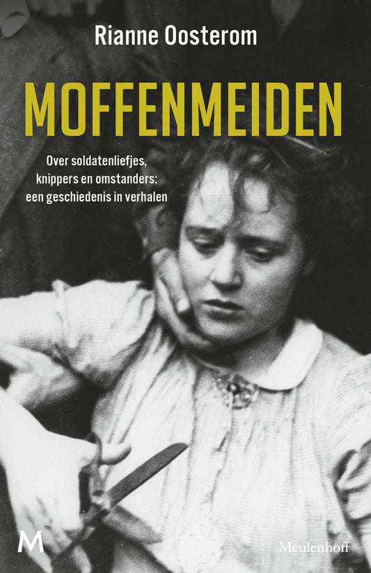Omslag van Moffenmeiden door Rianne Oosterom, tweedehands boek bij Boekhandel Bloks