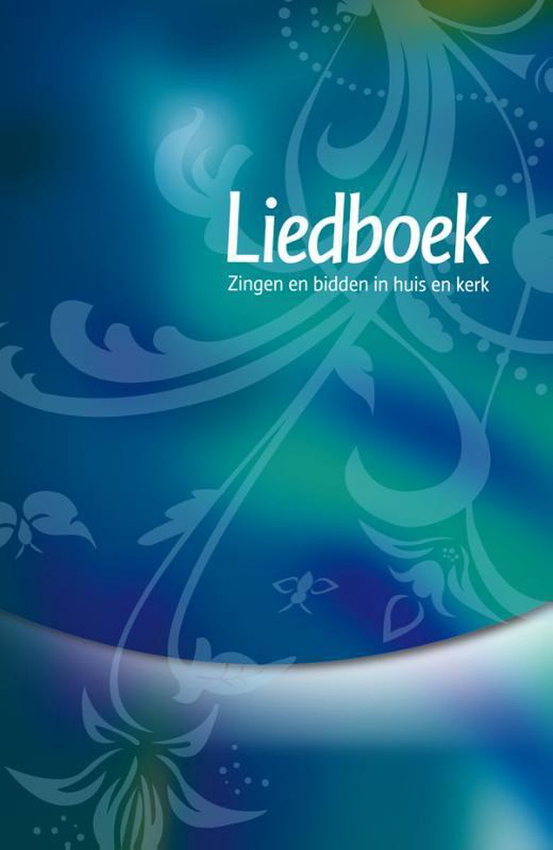 Omslag van Liedboek blauw/groen door Diverse auteurs, tweedehands boek bij Boekhandel Bloks