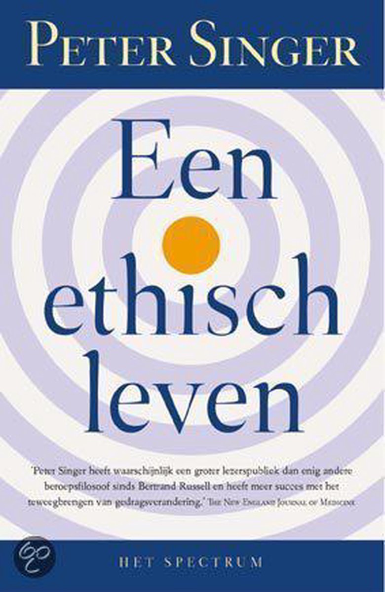 Omslag van Ethisch Leven door Singer, tweedehands boek bij Boekhandel Bloks