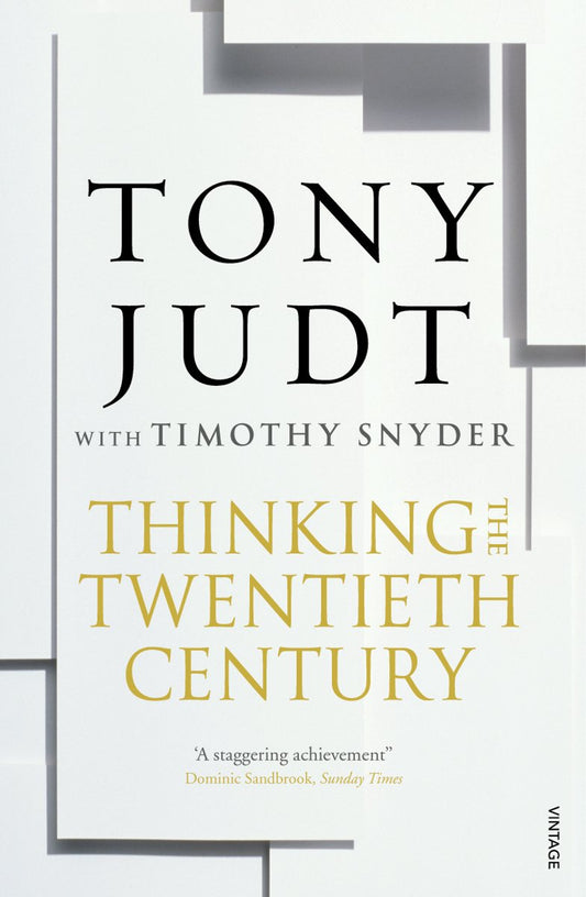 Omslag van Thinking the Twentieth Century door Tony Judt, tweedehands boek bij Boekhandel Bloks
