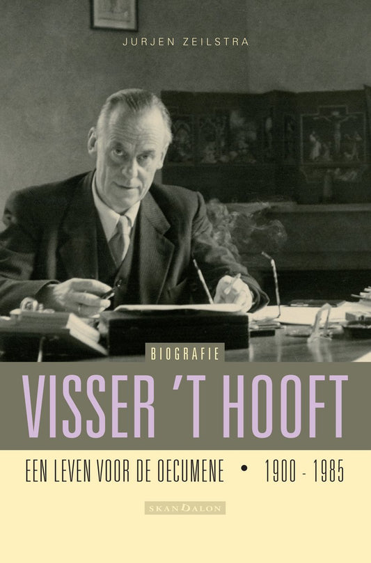 Omslag van Visser 't Hooft - Biografie door Jurjen Zeilstra, tweedehands boek bij Boekhandel Bloks