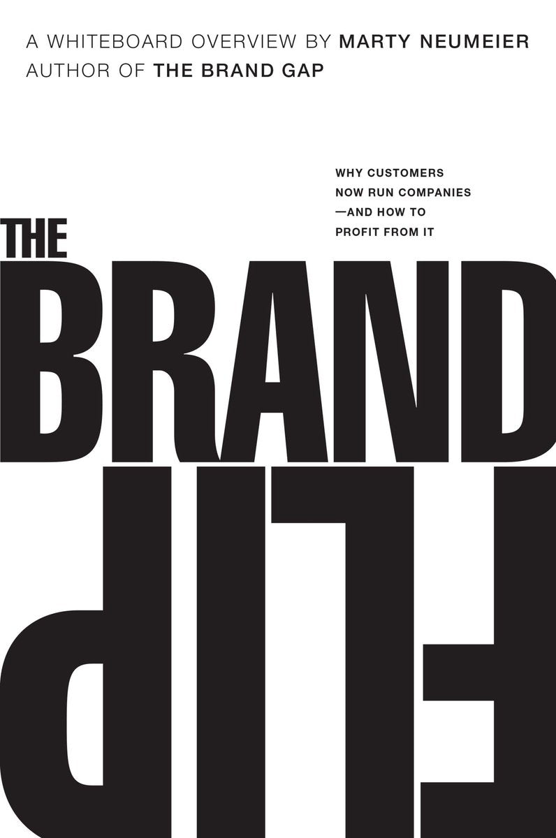 Omslag van Brand Flip door Marty Neumeier, tweedehands boek bij Boekhandel Bloks
