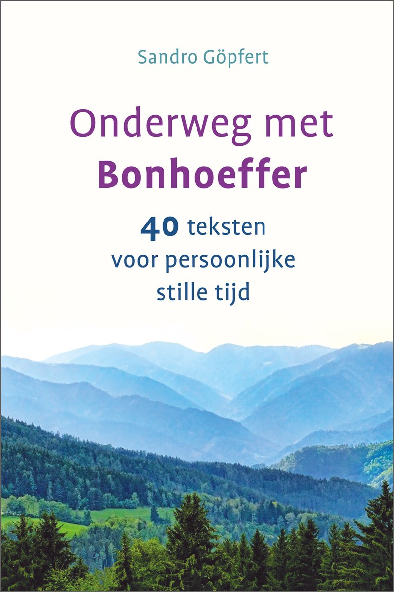 Omslag van Onderweg met Bonhoeffer door Sandro Göpfert, tweedehands boek bij Boekhandel Bloks