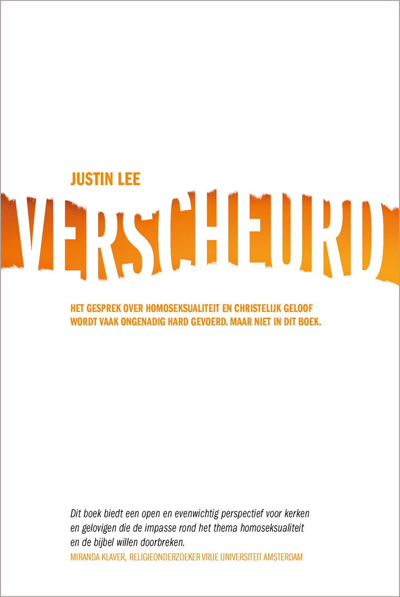 Omslag van Verscheurd door Justin Lee, tweedehands boek bij Boekhandel Bloks