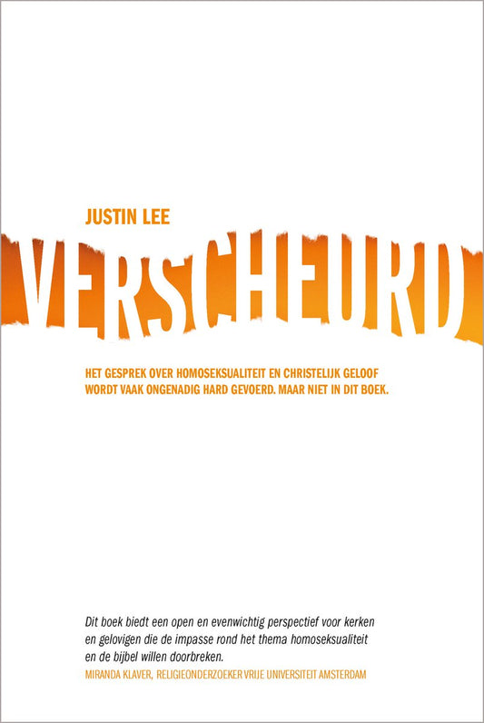 Omslag van Verscheurd door Justin Lee, tweedehands boek bij Boekhandel Bloks