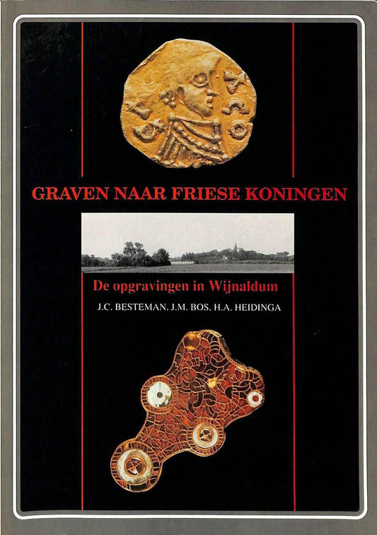 Omslag van Graven naar Friese koningen door J. C. Besteman, tweedehands boek bij Boekhandel Bloks