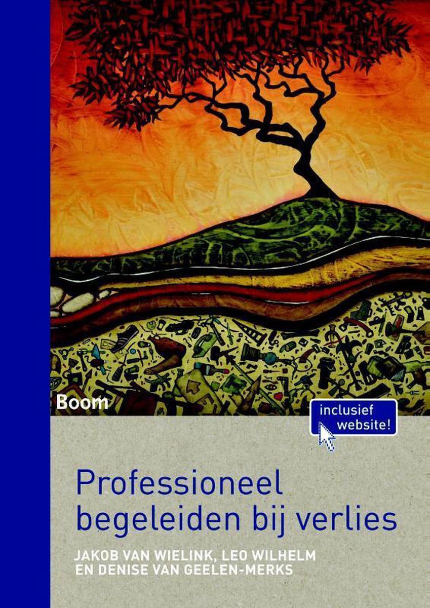 Omslag van Professioneel begeleiden bij verlies door Jakob van Wielink, tweedehands boek bij Boekhandel Bloks