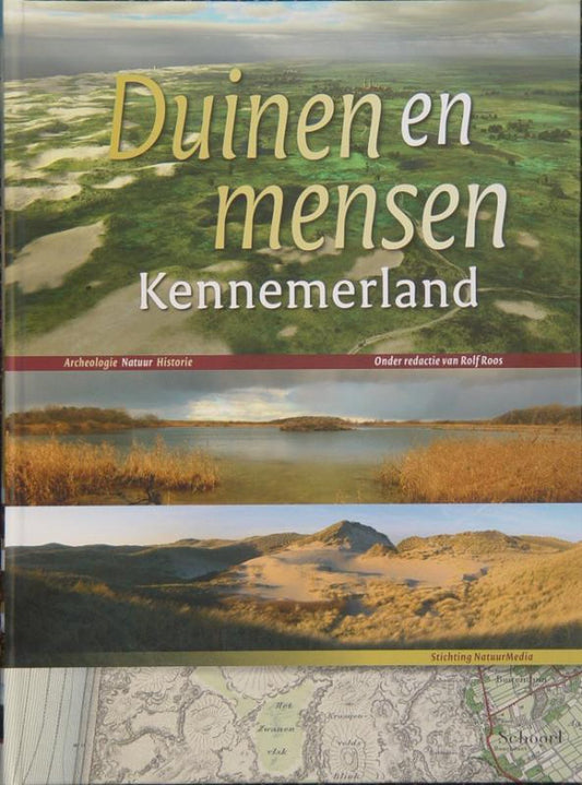 Omslag van Duinen en Mensen: Kennemerland door Rolf Roos, tweedehands boek bij Boekhandel Bloks