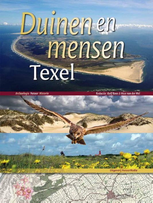 Omslag van Duinen en mensen - Duinen en mensen Texel door Rolf Roos, tweedehands boek bij Boekhandel Bloks