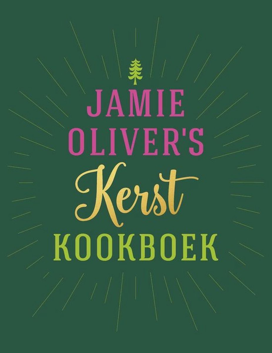 Omslag van Jamie Oliver's kerstkookboek door Jamie Oliver, tweedehands boek bij Boekhandel Bloks