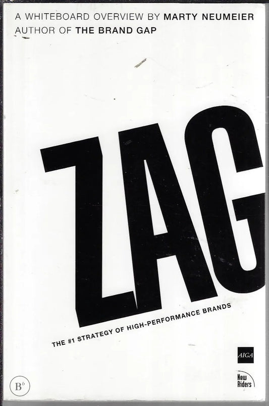 Omslag van Zag door Marty Neumeier, tweedehands boek bij Boekhandel Bloks