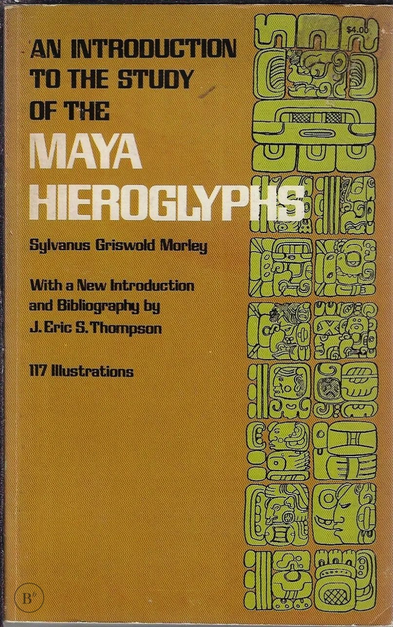 Omslag van An introduction to the study of the Maya hieroglyphs door Sylvanus Griswold Morley, tweedehands boek bij Boekhandel Bloks