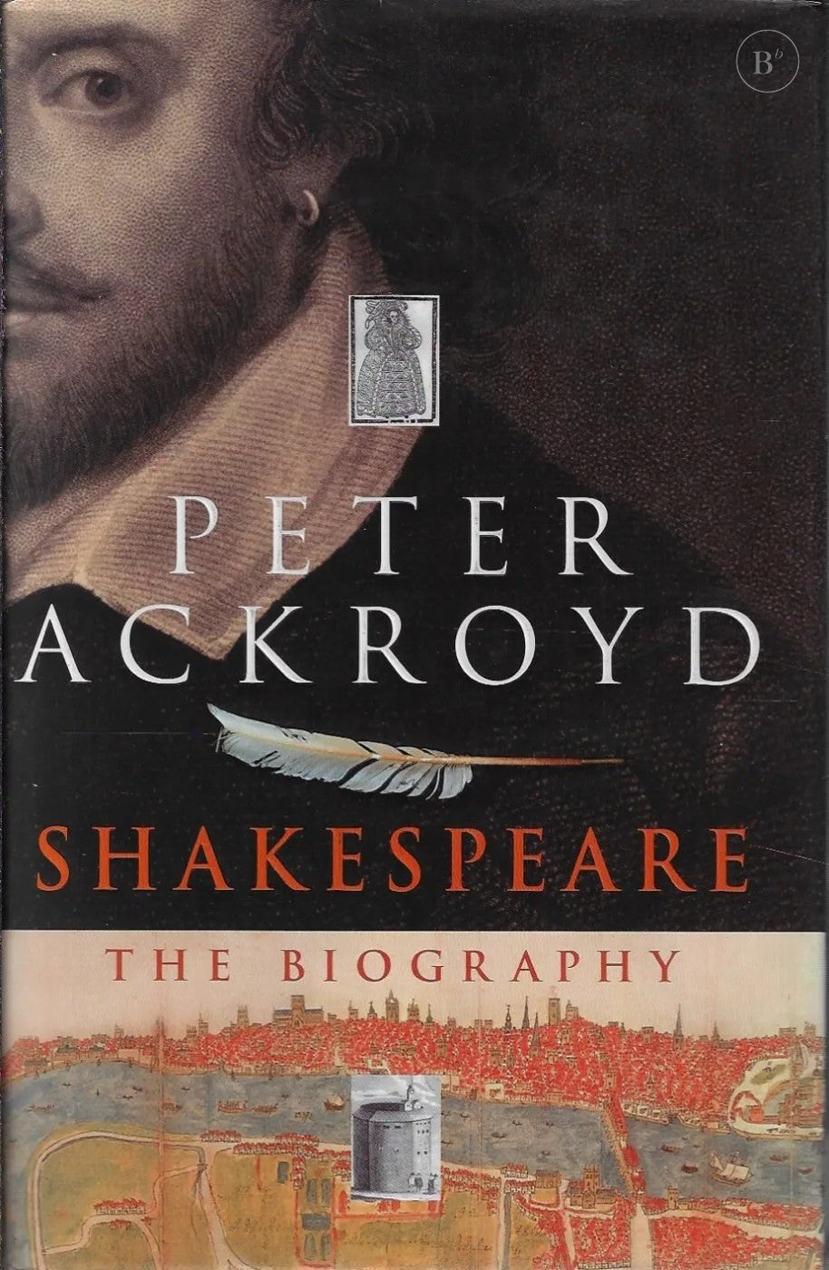 Omslag van Shakespeare door Peter Ackroyd, tweedehands boek bij Boekhandel Bloks