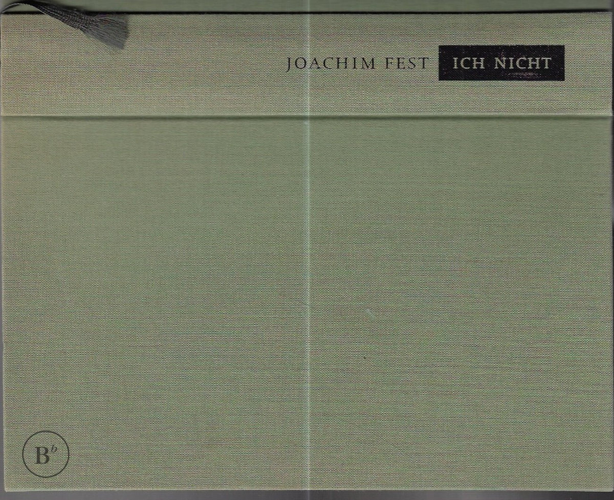 Omslag van Ich nicht door Joachim Fest, tweedehands boek bij Boekhandel Bloks