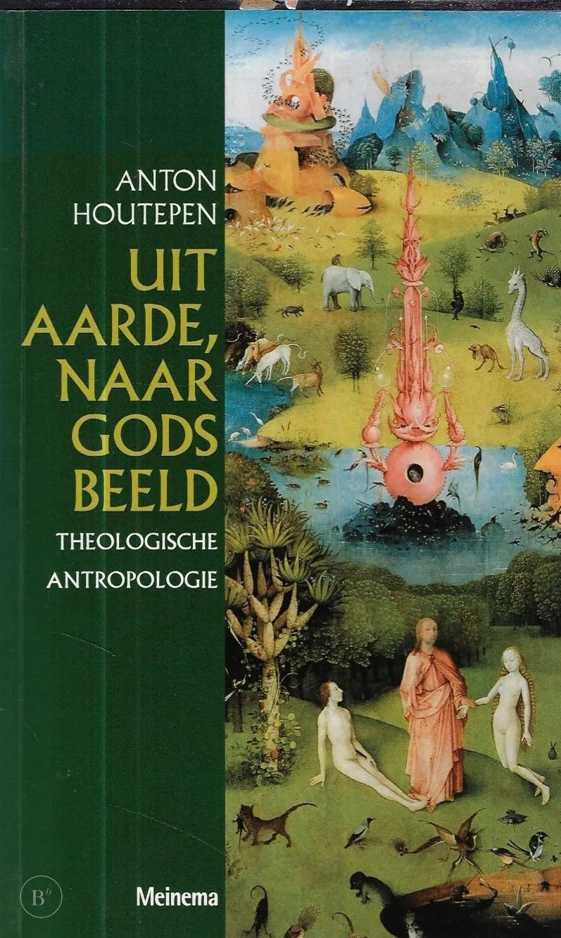 Omslag van Uit aarde, naar Gods beeld door A. Houtepen, tweedehands boek bij Boekhandel Bloks