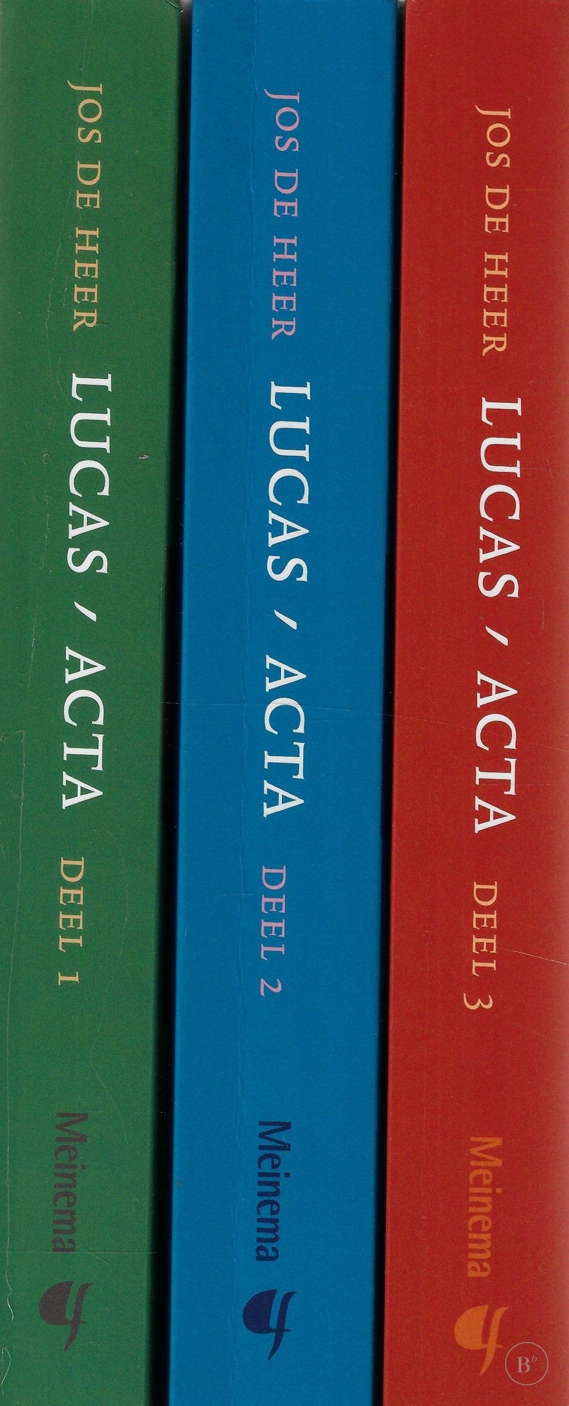 Omslag van Lucas-Acta I-II-III door Jos de Heer, tweedehands boek bij Boekhandel Bloks