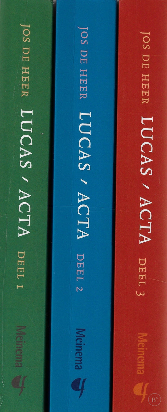 Omslag van Lucas-Acta I-II-III door Jos de Heer, tweedehands boek bij Boekhandel Bloks