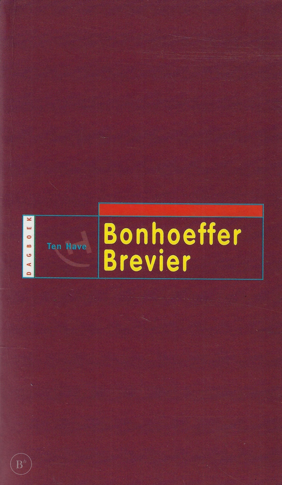 Omslag van Bonhoeffer Brevier door Dietrich Bonhoeffer, tweedehands boek bij Boekhandel Bloks