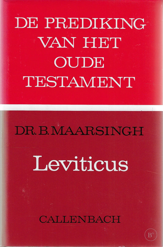 Omslag van Leviticus door B. Maarsingh, tweedehands boek bij Boekhandel Bloks