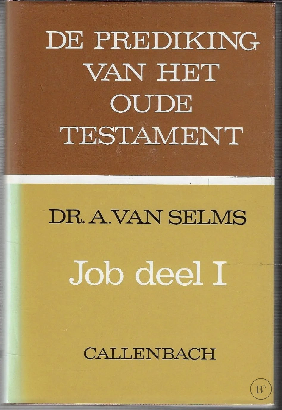 Omslag van Job door A. van Selms, tweedehands boek bij Boekhandel Bloks