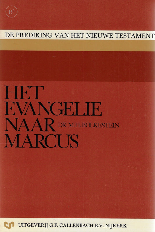 Omslag van Evangelie naar marcus door Bolkestein, tweedehands boek bij Boekhandel Bloks