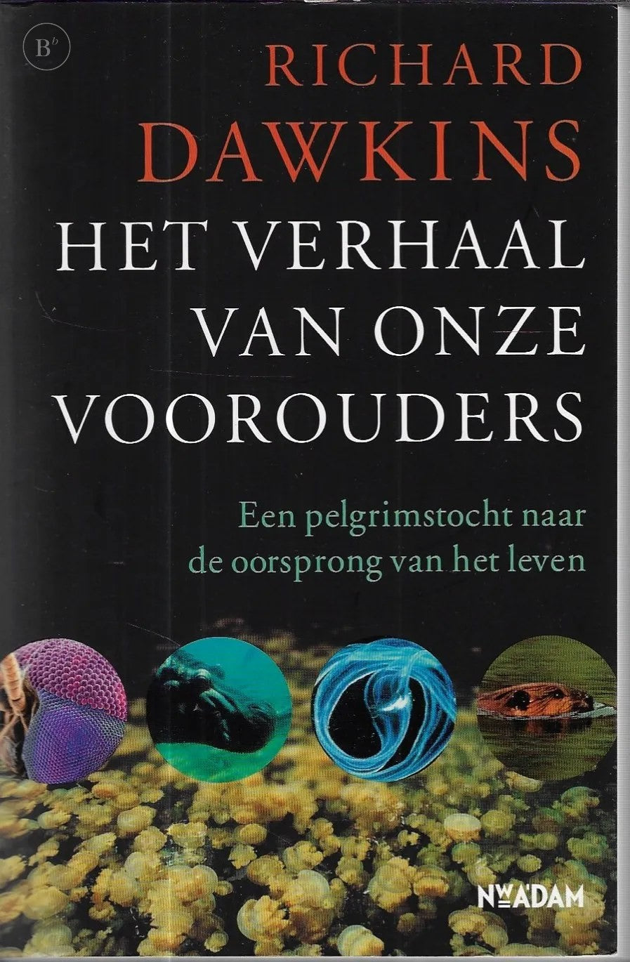 Omslag van Het Verhaal van onze Voorouders door Richard Dawkins, tweedehands boek bij Boekhandel Bloks
