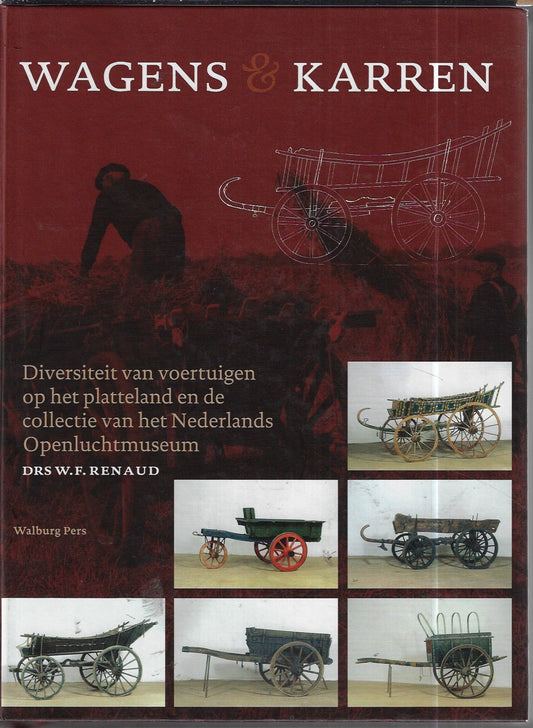 Omslag van Wagens & karren door Landbouw en veeteelt, tweedehands boek bij Boekhandel Bloks
