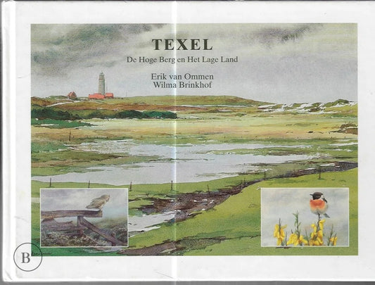 Omslag van Texel - De Hoge berg en het lage land door Brinkhof, tweedehands boek bij Boekhandel Bloks