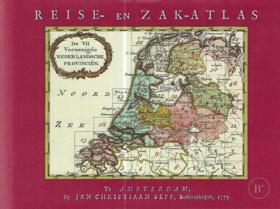 Omslag van Reise En Zakatlas door J.C Sepp, tweedehands boek bij Boekhandel Bloks