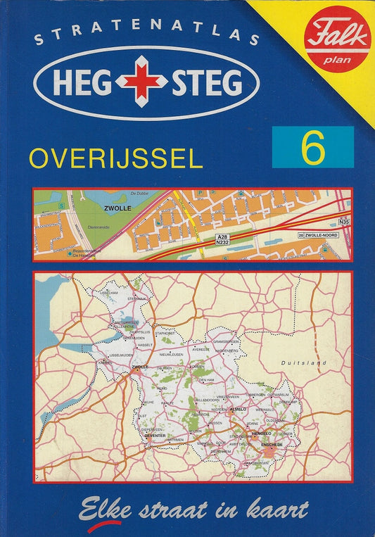 Falk stratenatlas Overijssel Heg + Steg