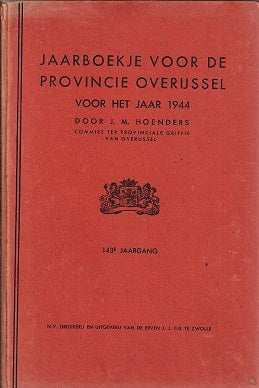 Jaarboekje voor de provincie Overijssel