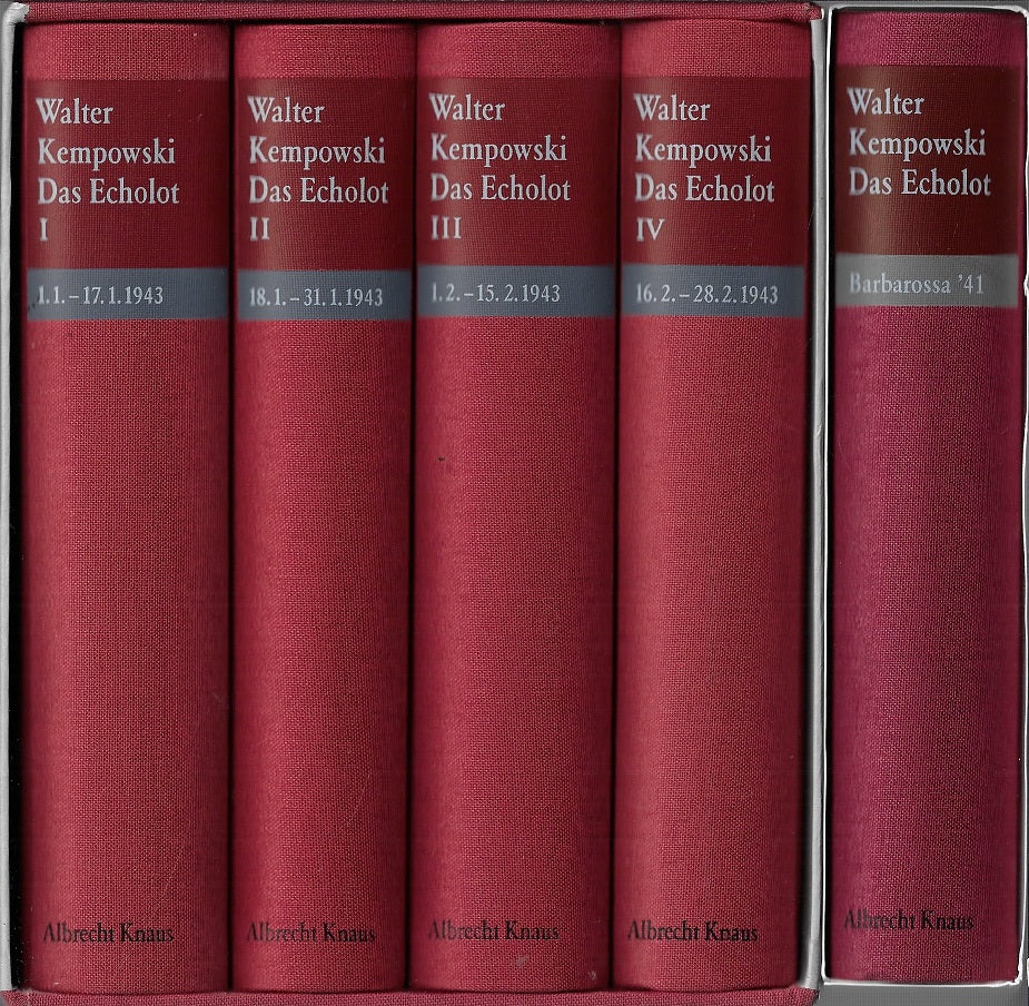 Walter Kempowski - Das Echolot (10 delen)