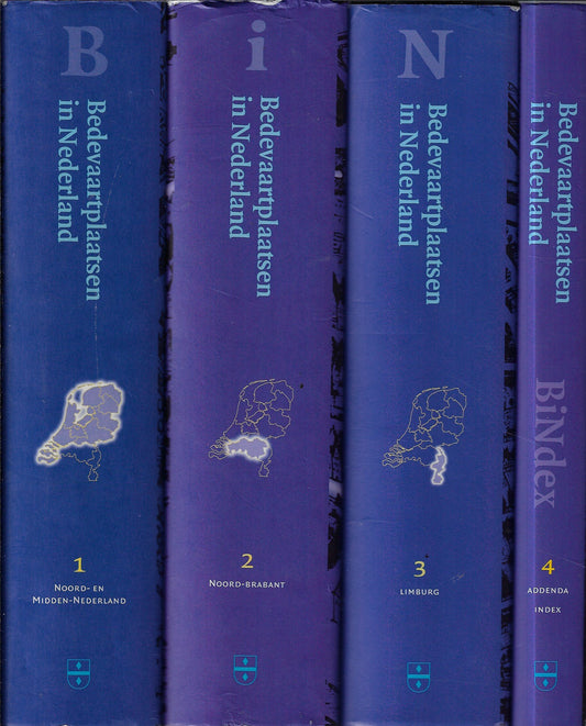 Bedevaartplaatsen in Nederland (set 4 delig compleet)