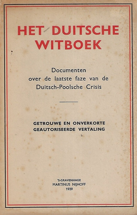 Het Duitsche witboek