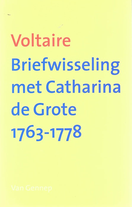 Briefwisseling met Catharina de Grote