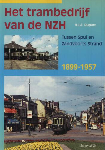 Omslag van Het trambedrijf van de NZH door H.J.A. Duparc, tweedehands boek bij Boekhandel Bloks
