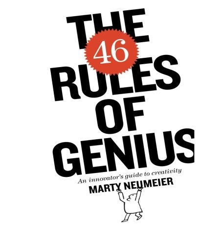 Omslag van The 46 Rules of Genius door Marty Neumeier, tweedehands boek bij Boekhandel Bloks
