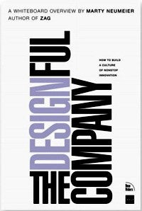 Omslag van The designful company door Marty Neumeier, tweedehands boek bij Boekhandel Bloks