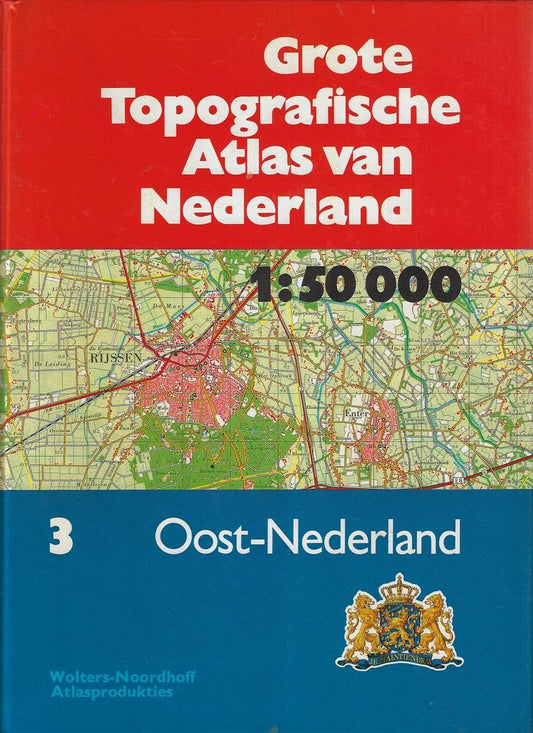 Grote topografische atlas van Nederland / 3e deel Oost-Nederland / druk 1
