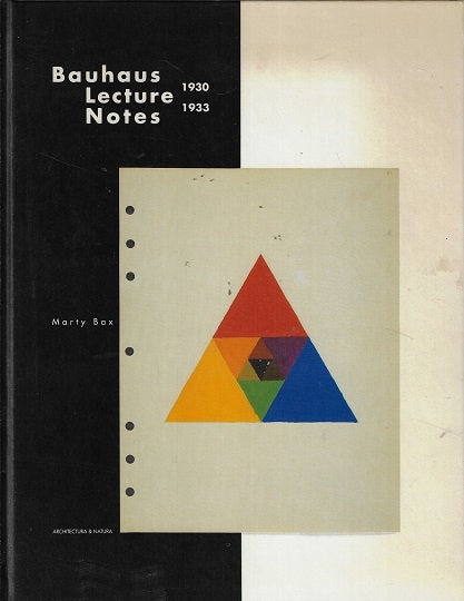 Bauhaus lecture notes