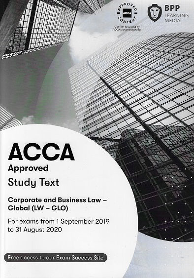 ACCA Corporate and Business Law (Global) / Study Text