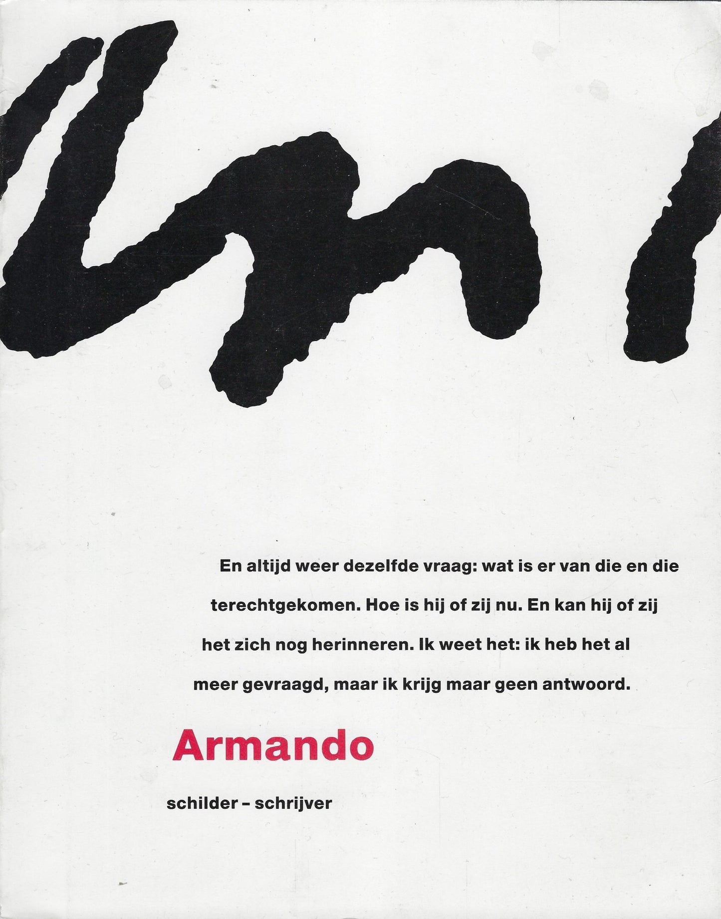 Armando schilder-schrijver