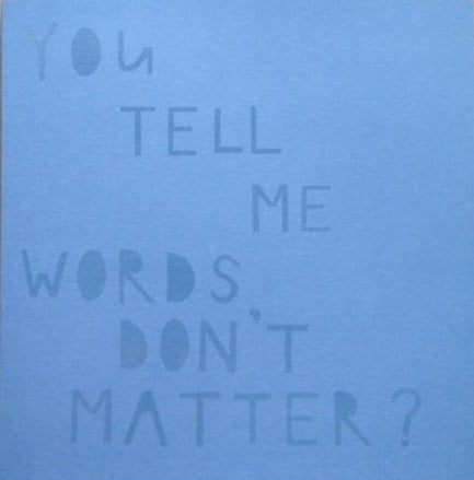 Kim van Norren - You tell me words don't matter?