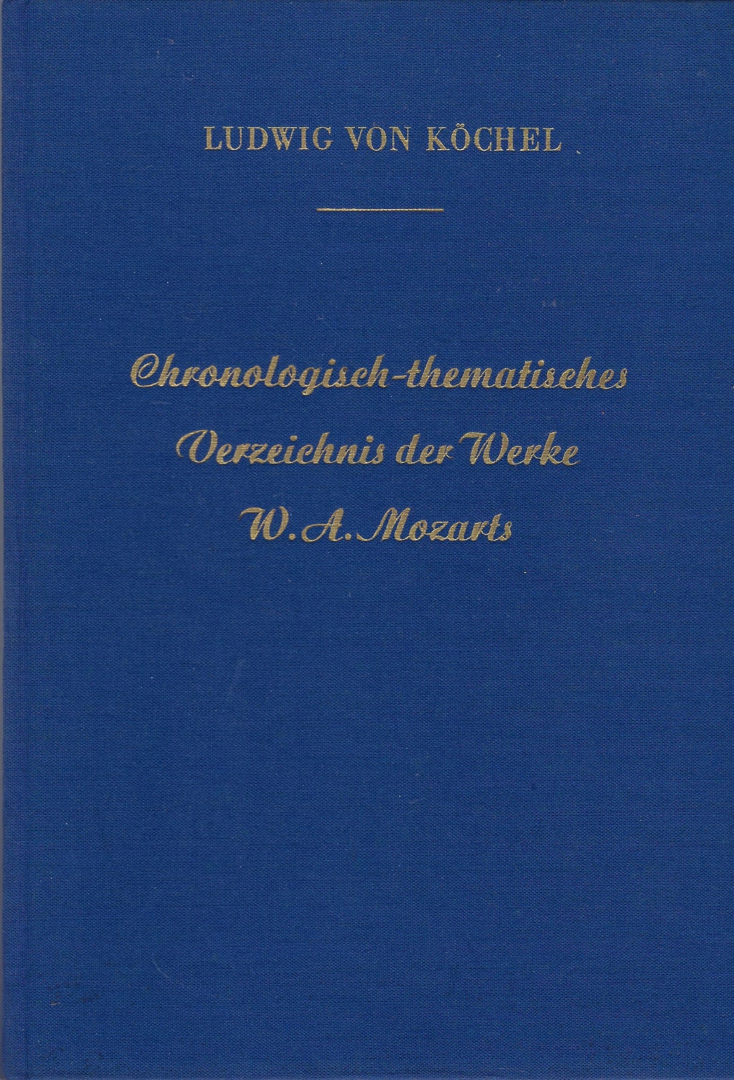 Chronologisch-thematisches Verzeichnis der Werke W.A. Mozarts