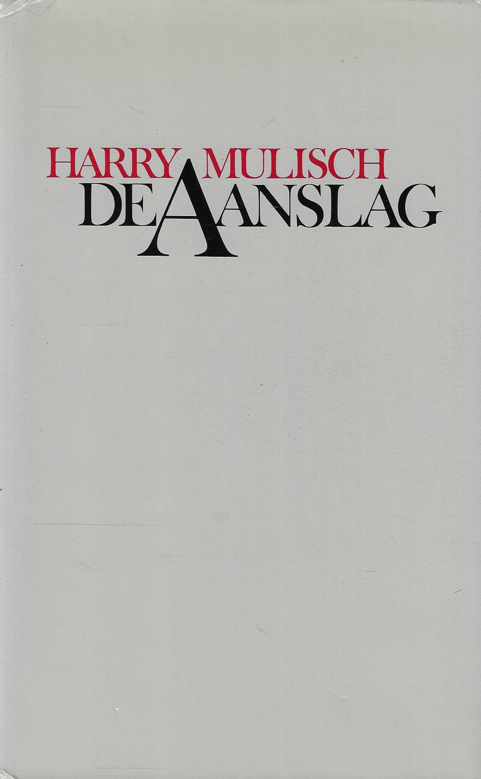 Harry Mulisch De aanslag Boekhandel Bloks