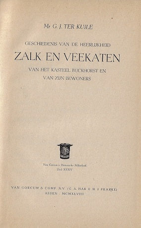 Zalk en Veekaten