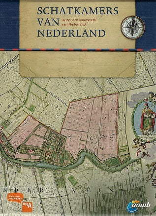 Schatkamers van Nederland, gids + 24 losse kaarten / historisch kaartwerk van Nederland